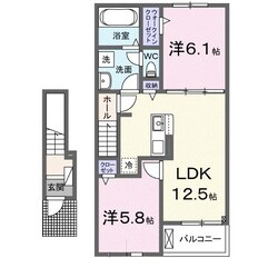 ラ　ルーチェ　トレの物件間取画像